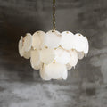 Alabaster Shell Brass Chandelier with 2/3/4/5/6 layer - 6 layers 43.3