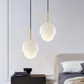 Alabaster Simple Bedside Pendant Light - 8