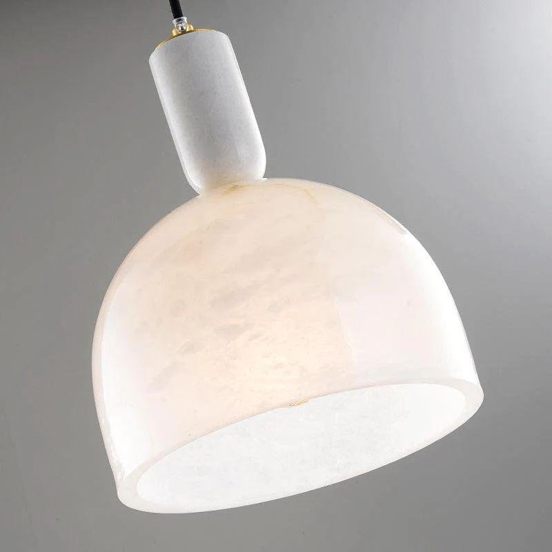 Alabaster Simple Bedside Pendant Light - 6"DJoyfuzzy