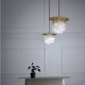 Alabaster Sphere Pendant Light Above Bed 壁灯灯具 rbrights