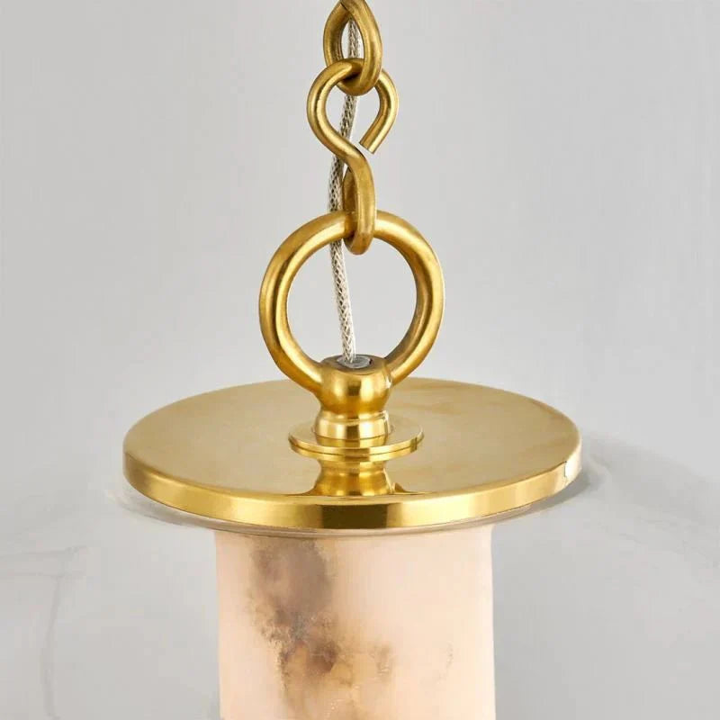 Alabaster Tube Glass Globe Pendant - Joyfuzzy