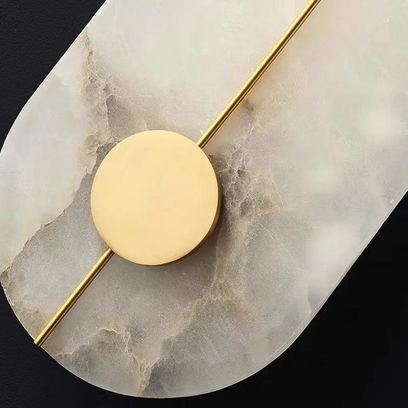 Alabaster Wall Sconce For Bedroom - Style BJoyfuzzy