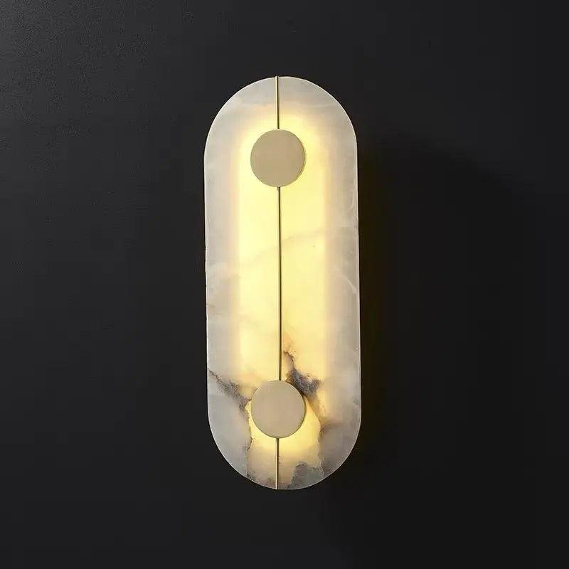 Alabaster Wall Sconce For Bedroom - Style BJoyfuzzy