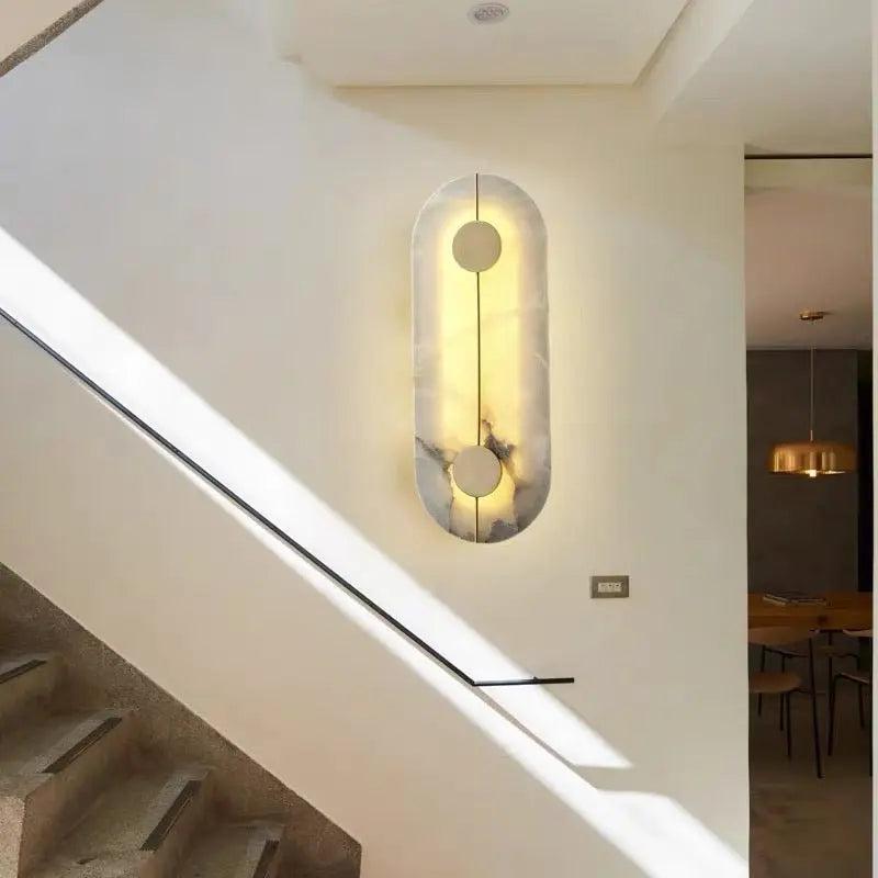 Alabaster Wall Sconce For Bedroom - Style AJoyfuzzy
