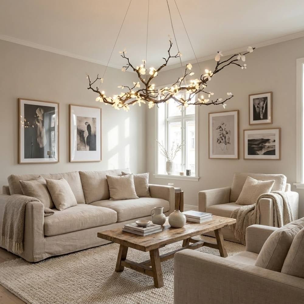 Alba Tree Branch Chandelier - 39.37” (100 cm)Warm White 3000KJoyfuzzy