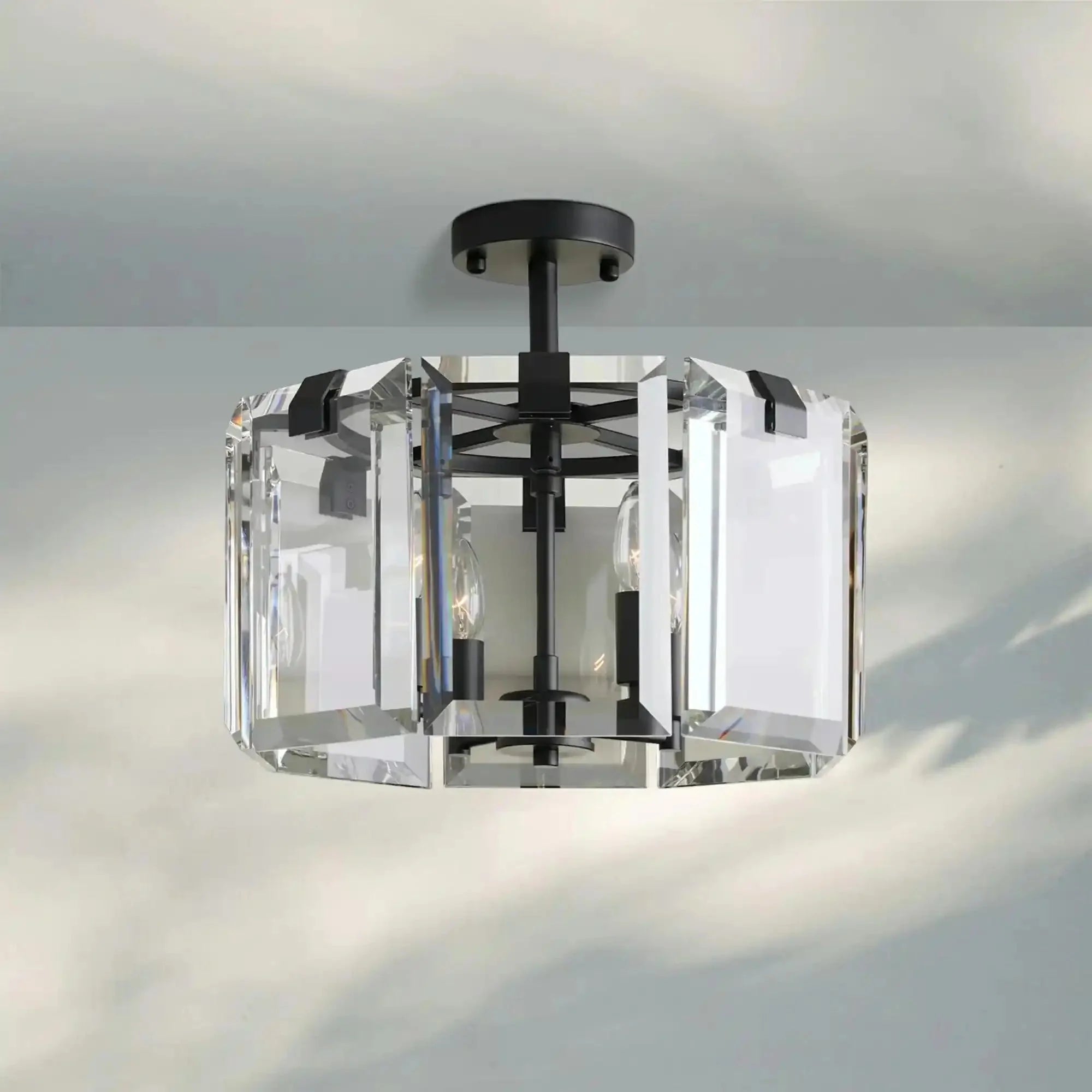 Amaya 4 - Light Flushmount - BrassJoyfuzzy