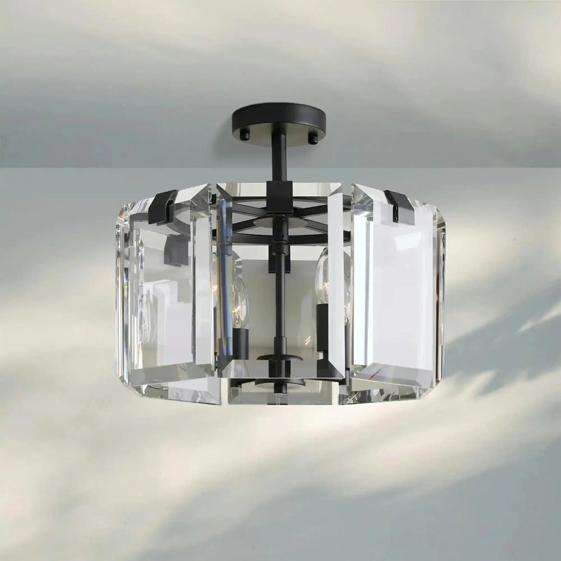Amaya 4 - Light Flushmount - BrassJoyfuzzy