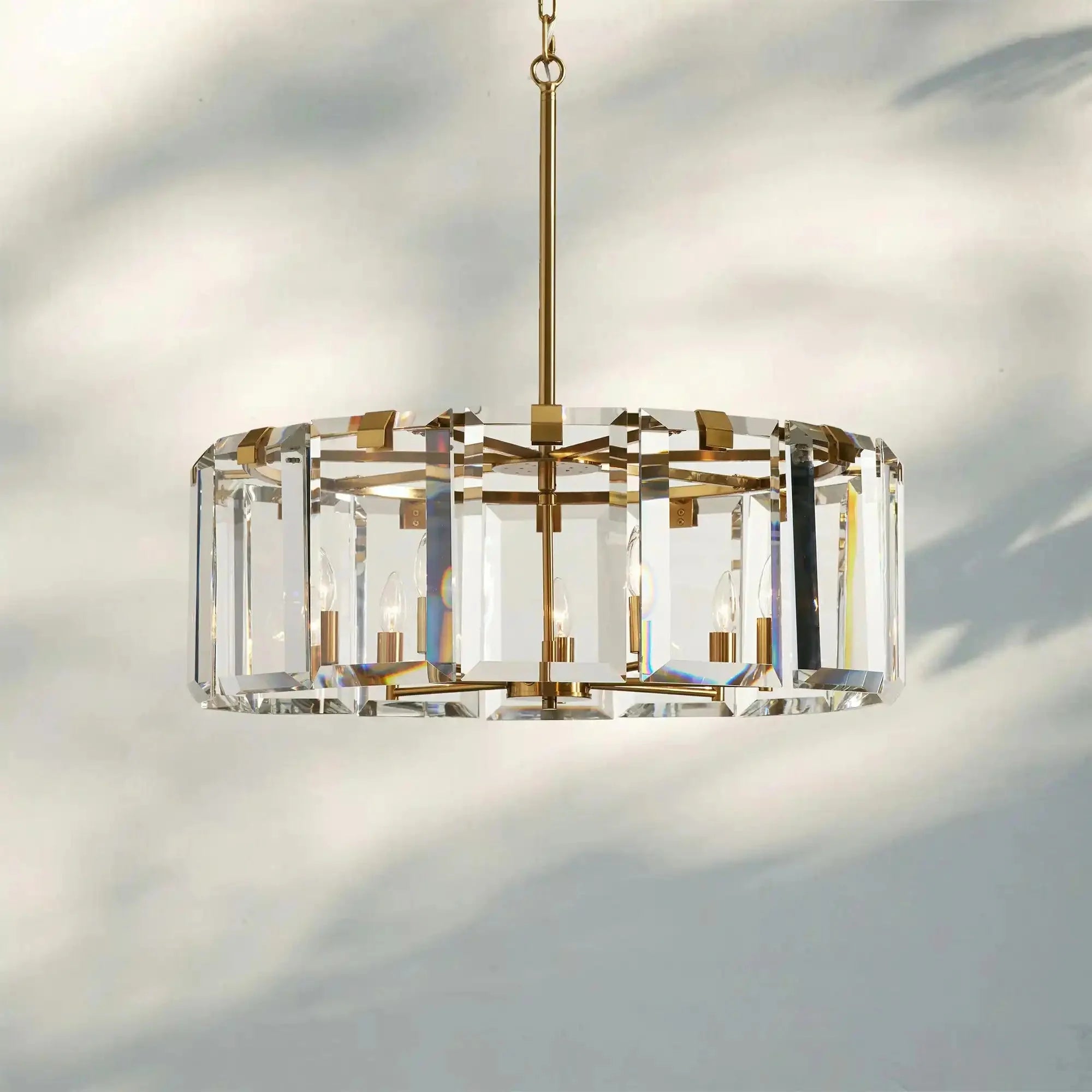 Amaya Round Chandelier 5/7 - Light - 7 - Light 30''BrassJoyfuzzy