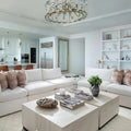 Amaya Round Chandelier 5/7 - Light - 5 - Light 21.5''BrassJoyfuzzy