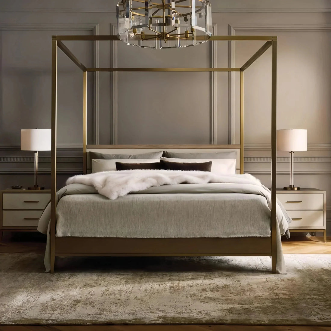 Amaya Round Chandelier 5/7 - Light - 5 - Light 21.5''BrassJoyfuzzy