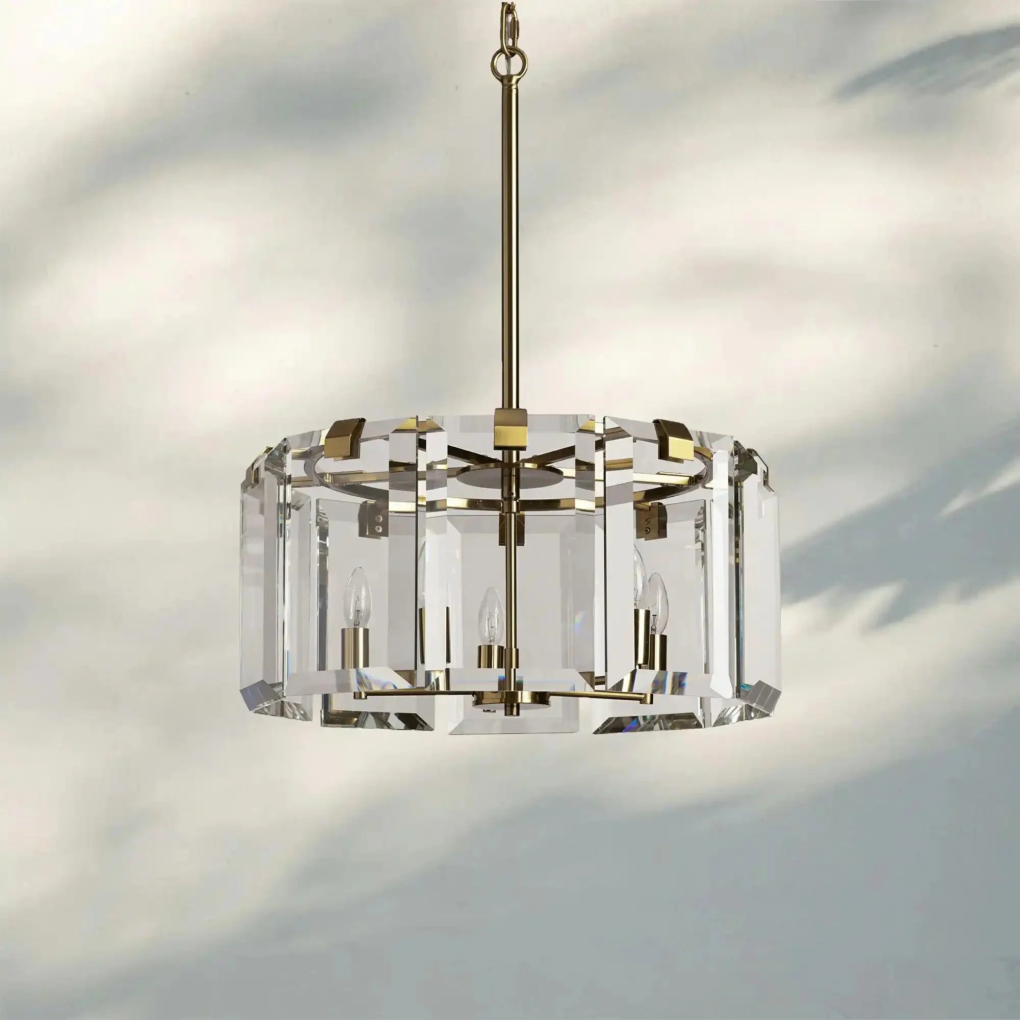 Amaya Round Chandelier 5/7 - Light - 5 - Light 21.5''BrassJoyfuzzy
