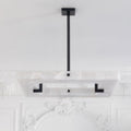 Amelia Square Alabaster Living Room Chandelier-Chandelier-Joyfuzzy-Joyfuzzy