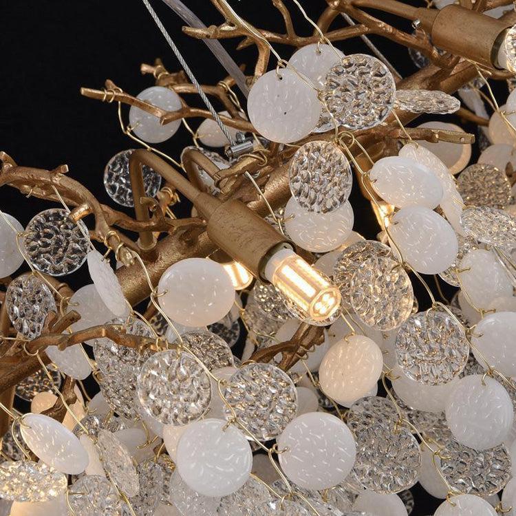 American Creative Brass Branch Chandelier - LargeJoyfuzzy
