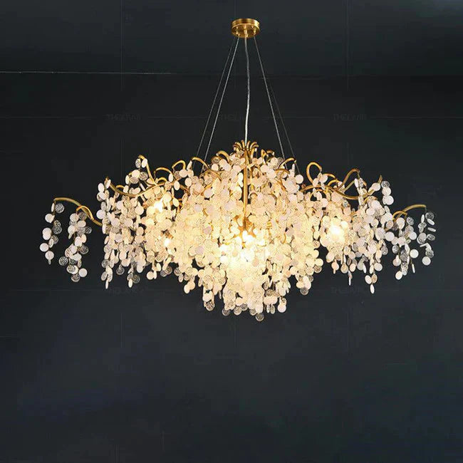 American Creative Modern Branch Chandelier Oval-