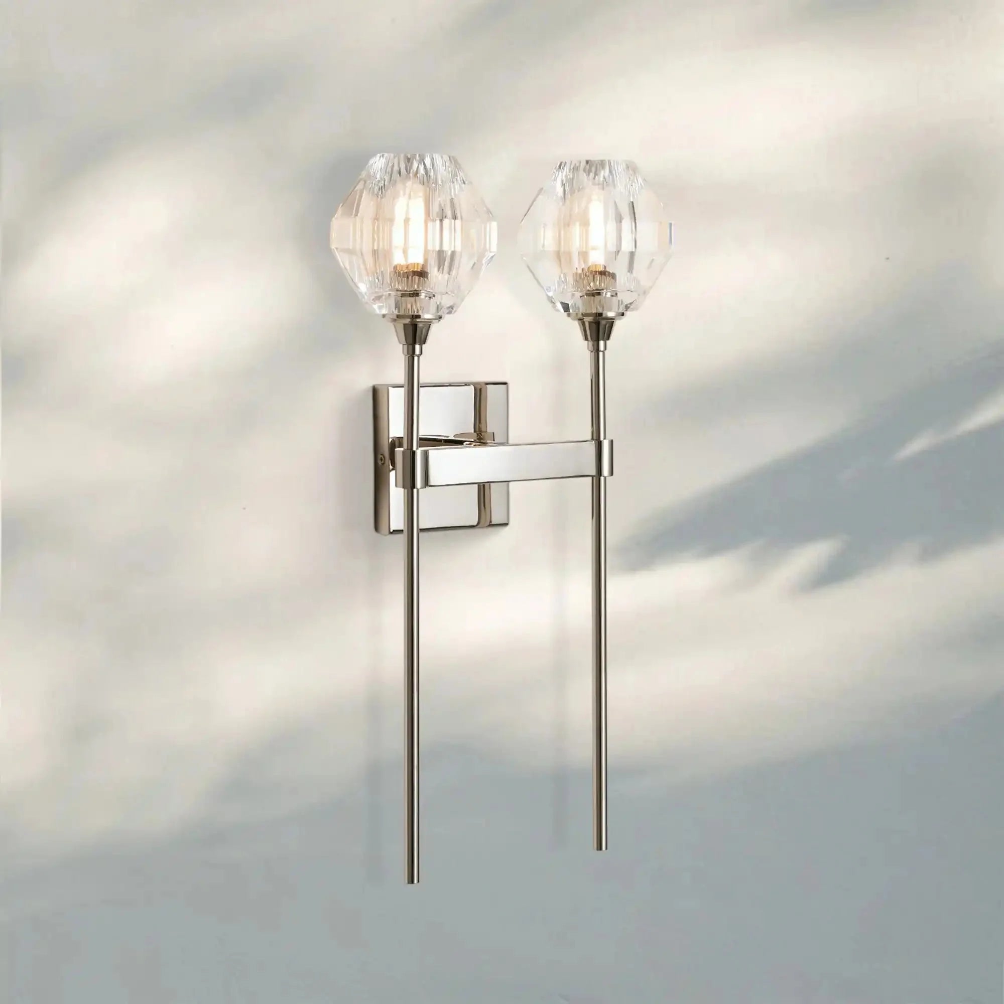 Amoroso 2 - Light Wall Sconce - NICKELJoyfuzzy