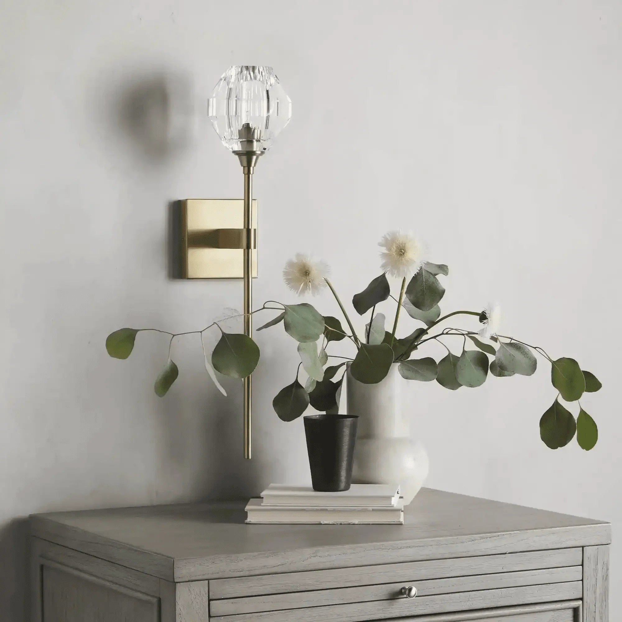 Amoroso Wall Sconce - BRASSJoyfuzzy