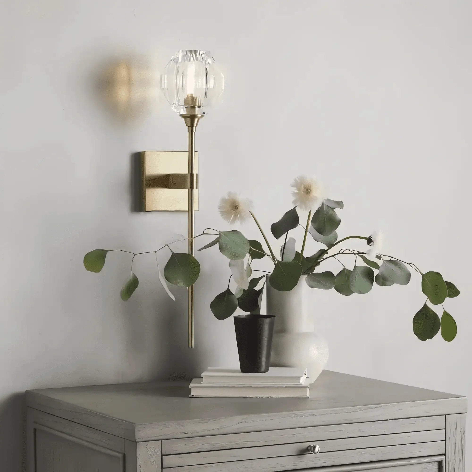 Amoroso Wall Sconce - BRASSJoyfuzzy