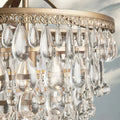 Anabelle Round Chandelier 17''23''H - Joyfuzzy
