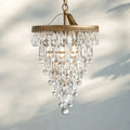 Anabelle Round Chandelier 17''23''H - Joyfuzzy