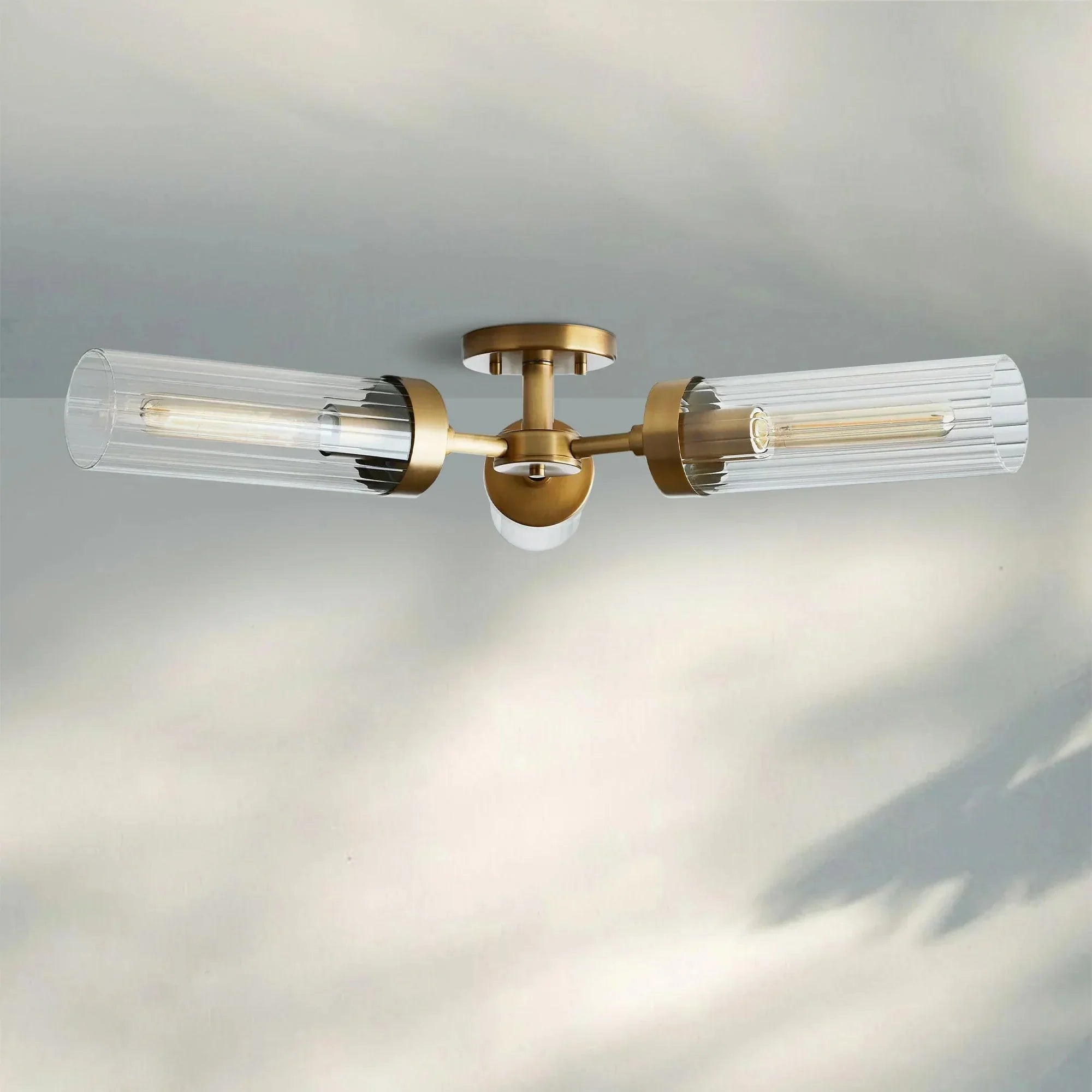 Andreas 3 - Light Flushmount - NickelJoyfuzzy