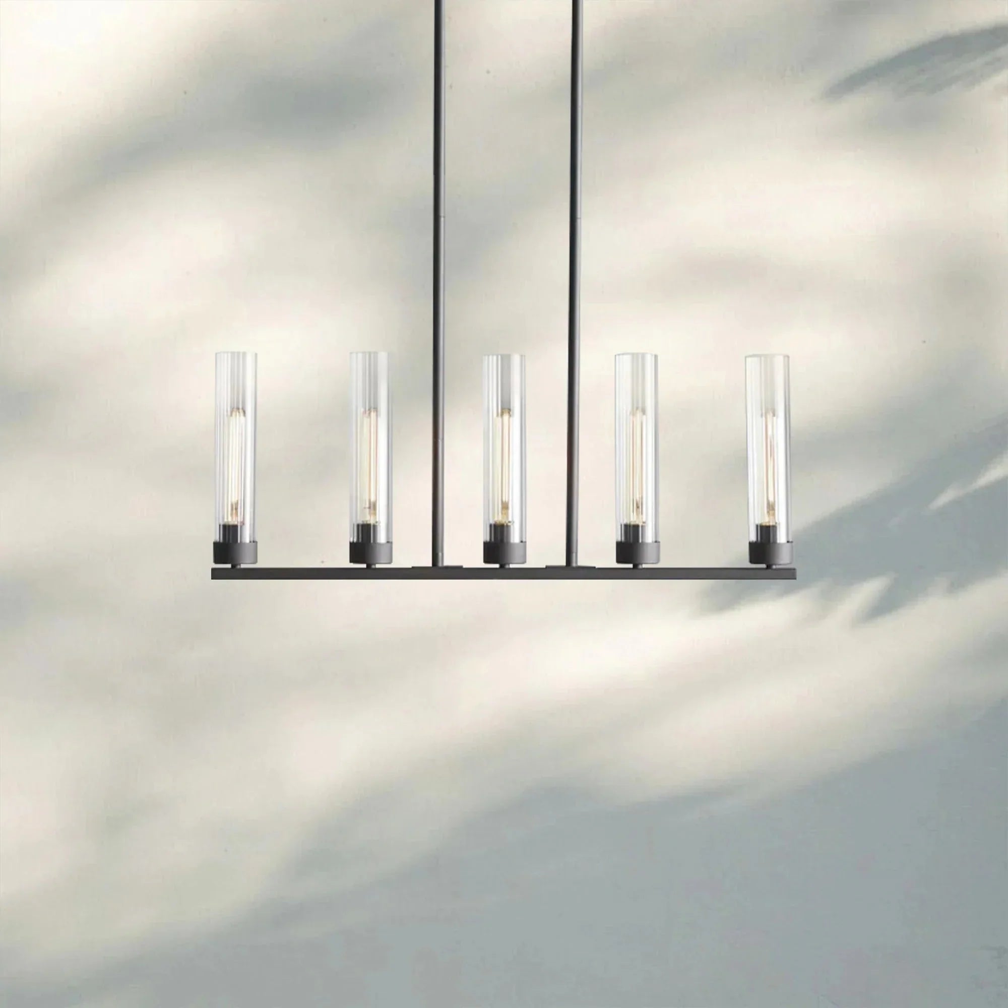 Andreas Linear Chandelier 5/7/8 Light - 5 - LightBronzeJoyfuzzy