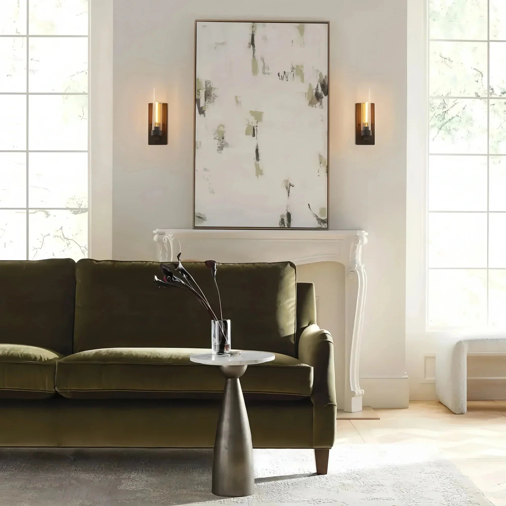 Andreas Wall Sconce - NickelJoyfuzzy