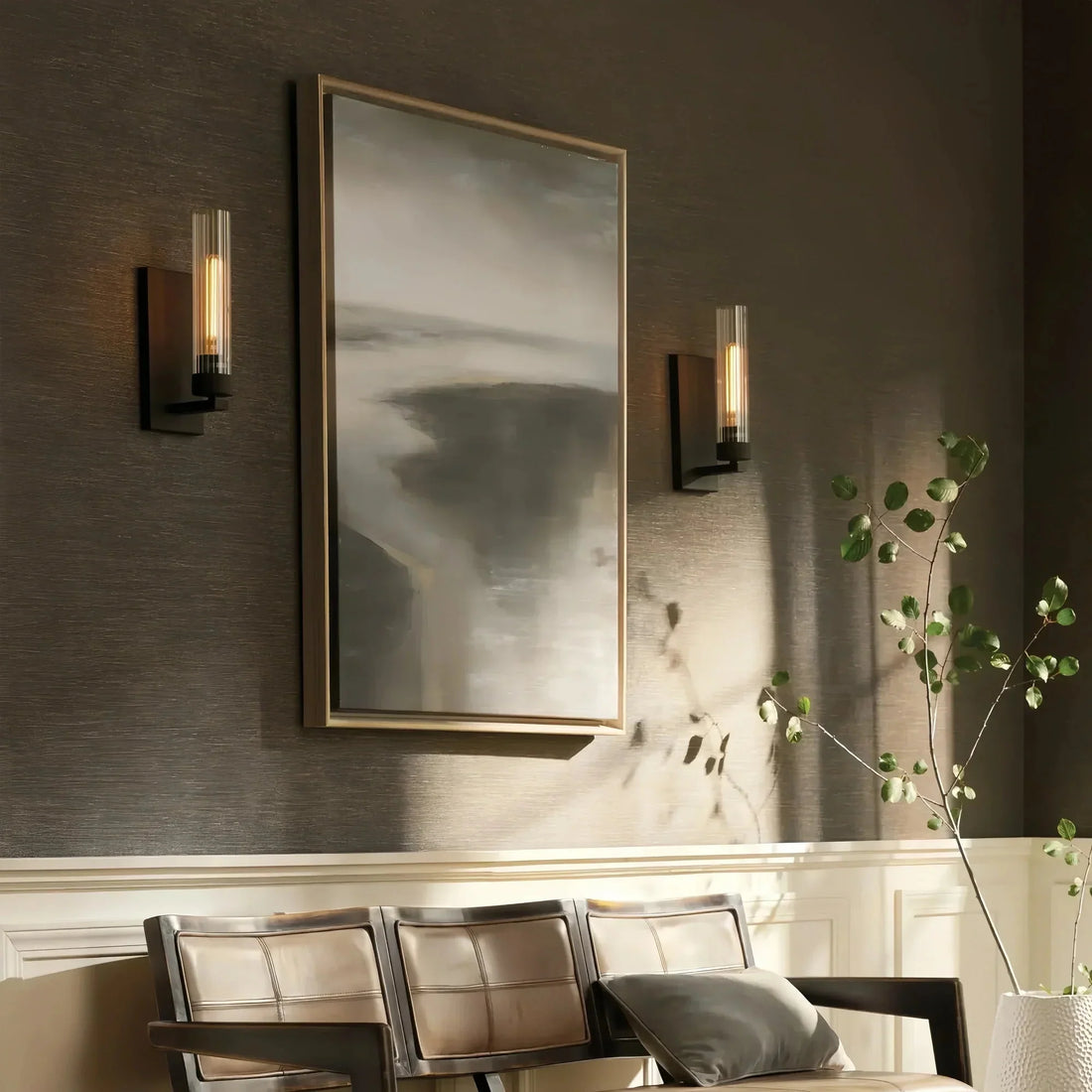 Andreas Wall Sconce - BrassJoyfuzzy