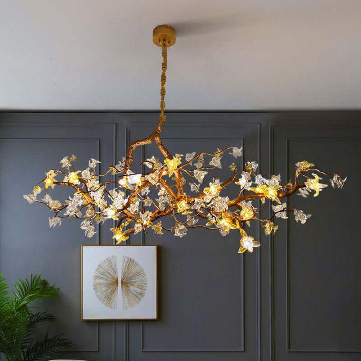 Aosta Branch Chandelier - L 39.4″(100cm) x W 17.7″(45cm) x H 19.7″(50cm)Joyfuzzy