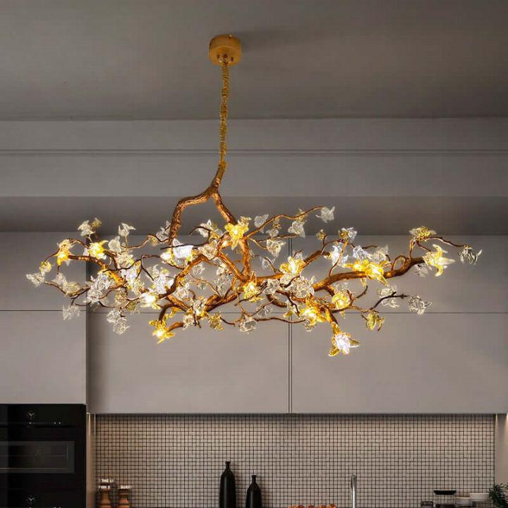 Aosta Branch Chandelier - L 39.4″(100cm) x W 17.7″(45cm) x H 19.7″(50cm)Joyfuzzy