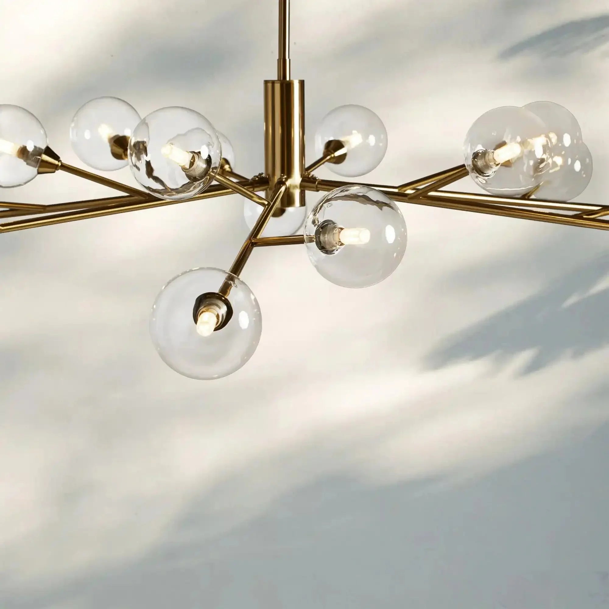 Apollo Round Chandelier 36" 47" 59" - Joyfuzzy