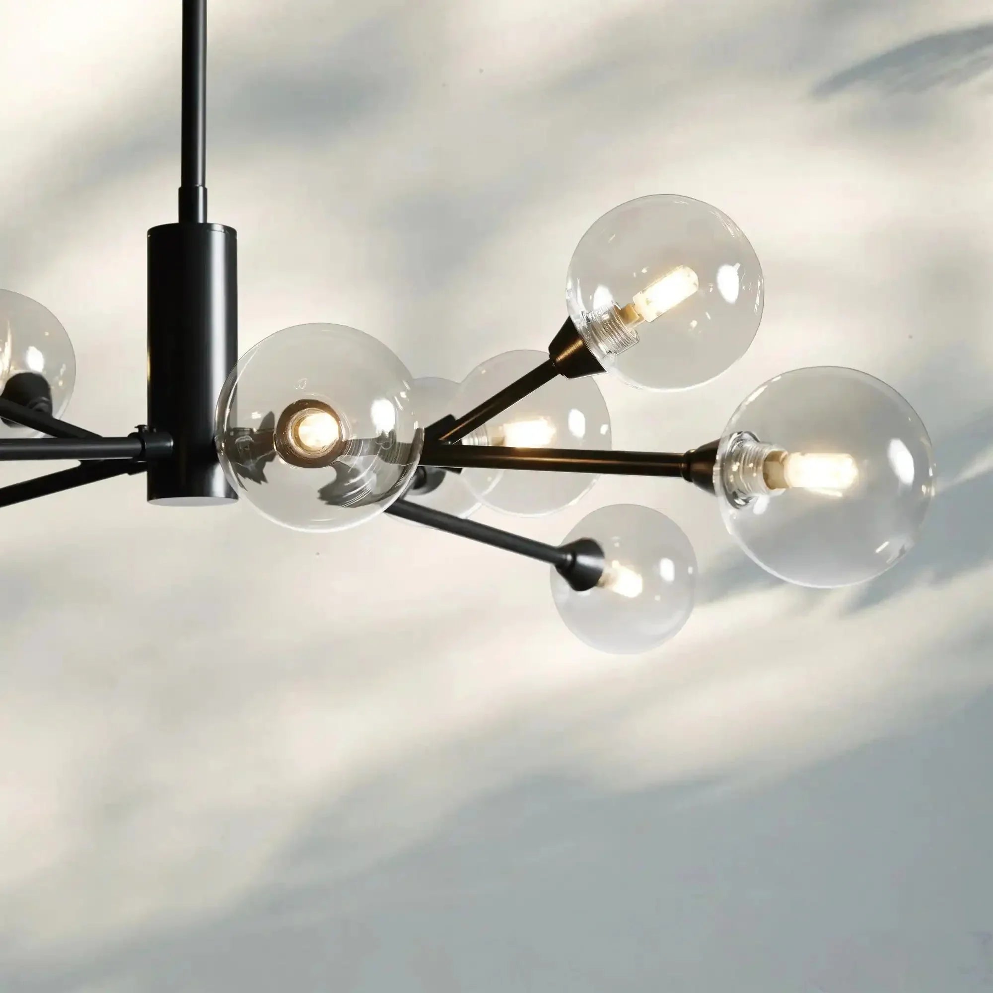 Apollo Round Chandelier 36" 47" 59" - Joyfuzzy