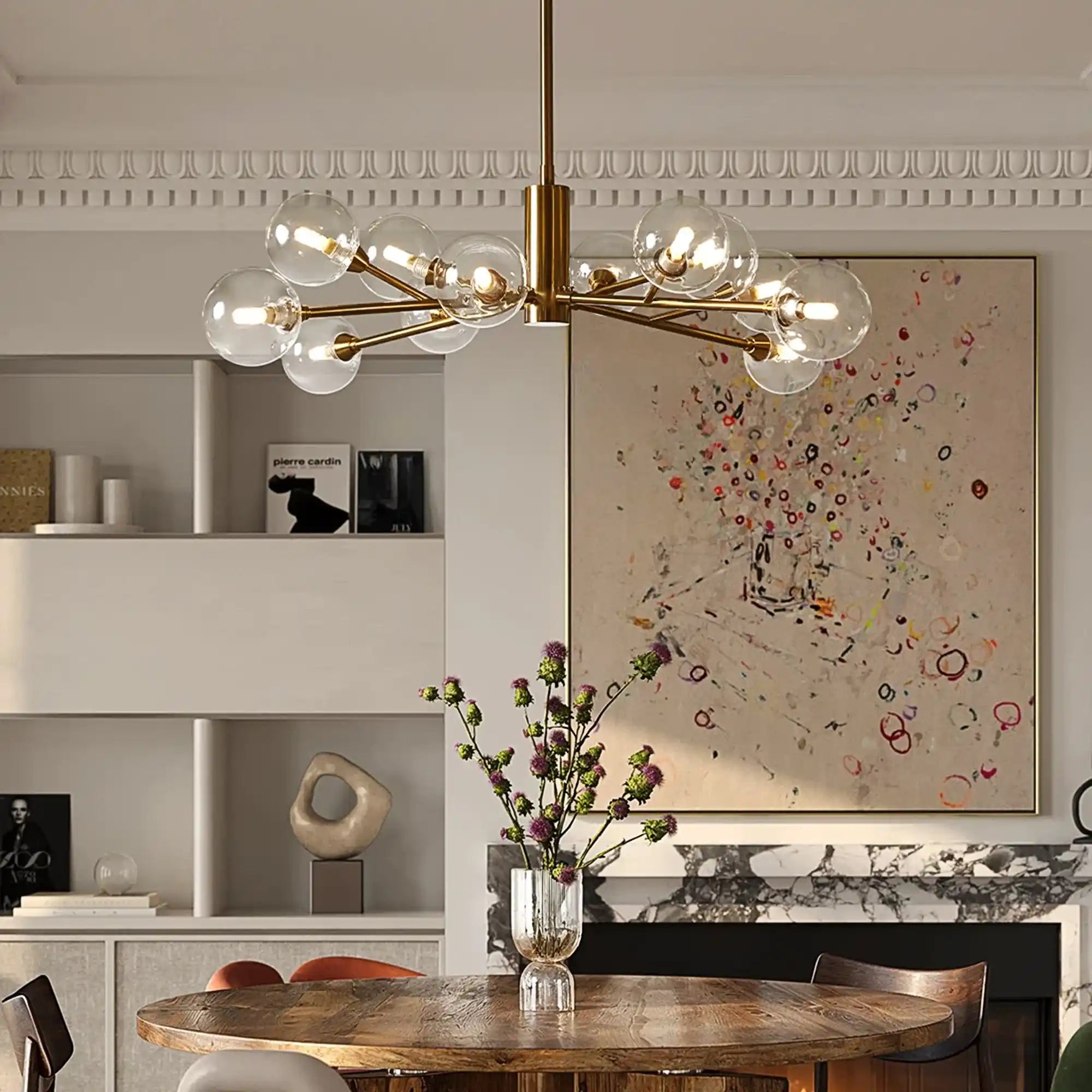 Apollo Round Chandelier 36" 47" 59"