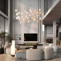 Arika Rectangular Chandelier 15/30 Light - 30 - LightJoyfuzzy