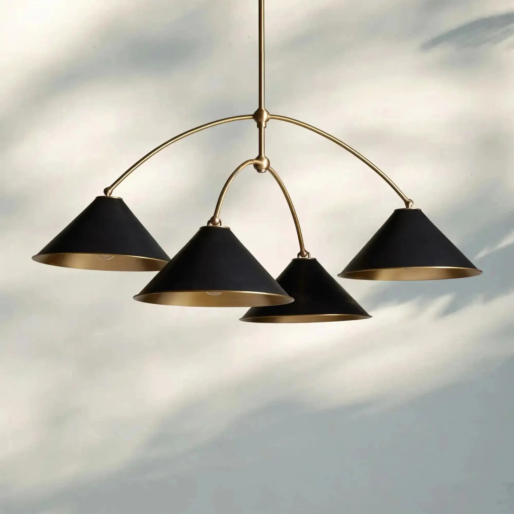 Arno 4 - Light Round Chandelier - Joyfuzzy