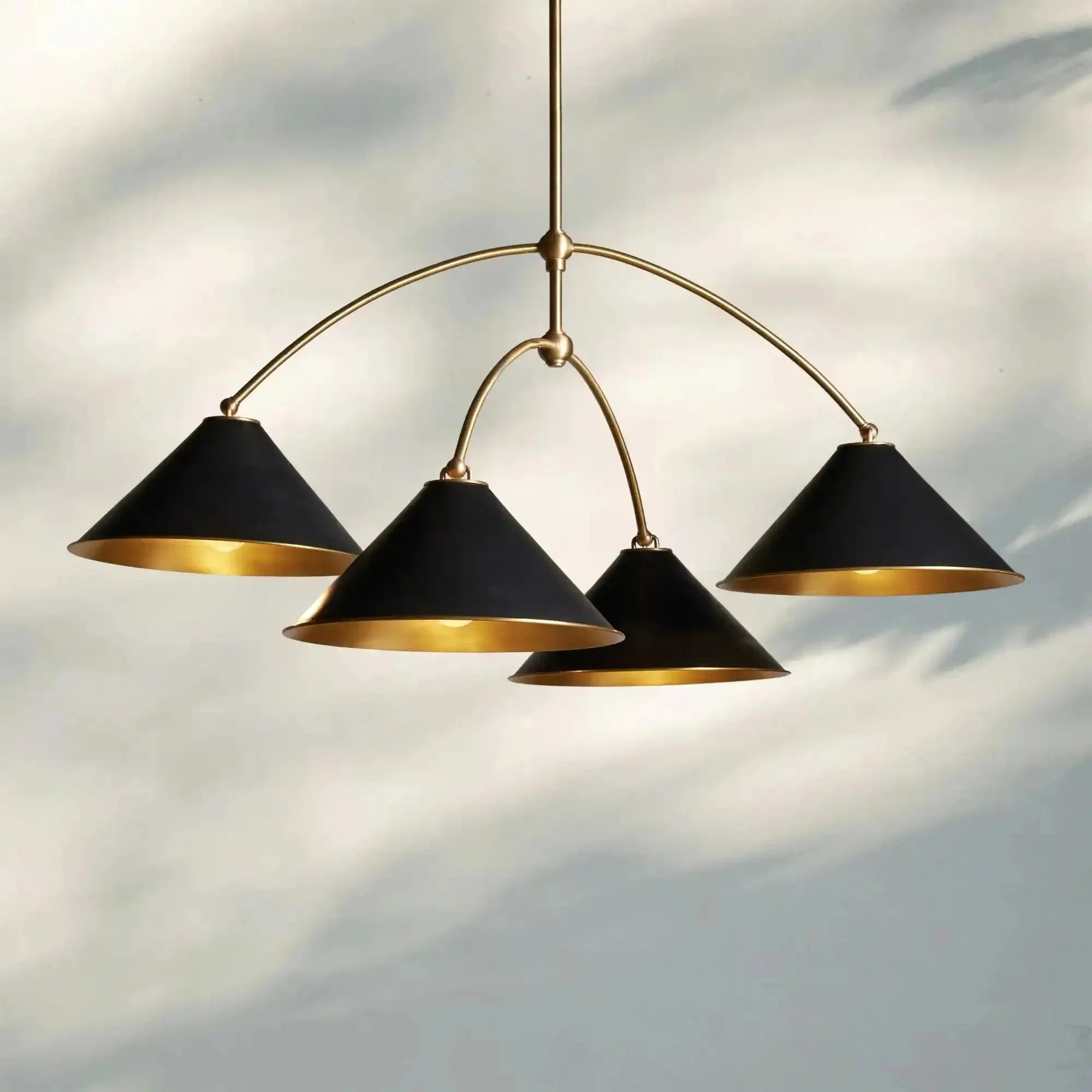Arno 4 - Light Round Chandelier - Joyfuzzy