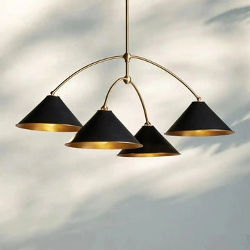 Arno 4 - Light Round Chandelier - Joyfuzzy