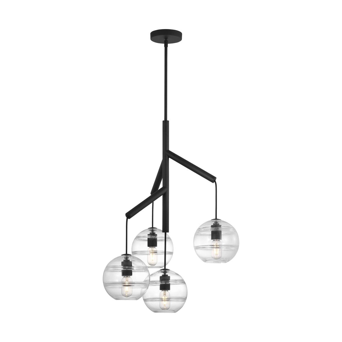 Art Glass Ball Sedona Chandelier - Joyfuzzy