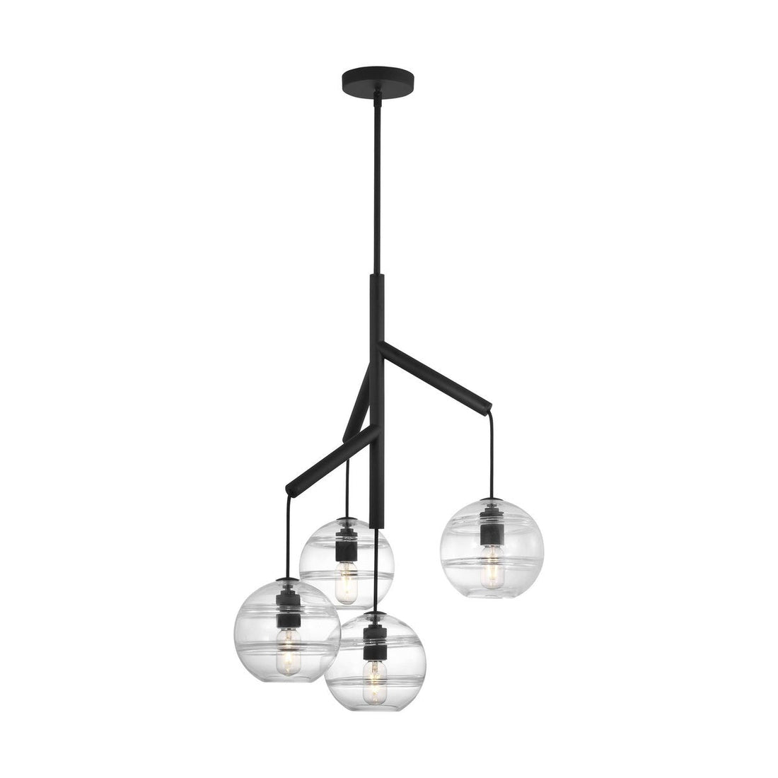 Art Glass Ball Sedona Chandelier - Joyfuzzy