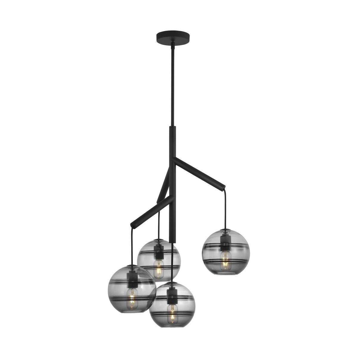 Art Glass Ball Sedona Chandelier - Joyfuzzy