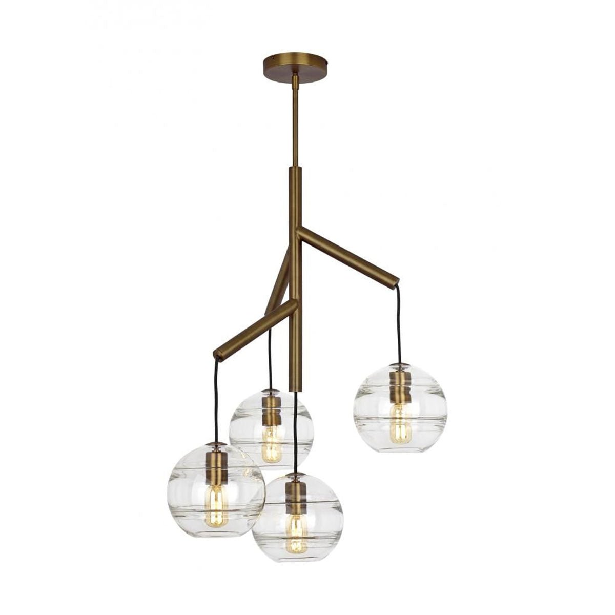 Art Glass Ball Sedona Chandelier - Joyfuzzy