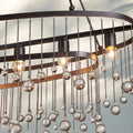 Aubrey 7 Light Oval Chandelier - Joyfuzzy