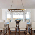 Aubrey 7 Light Oval Chandelier - Joyfuzzy