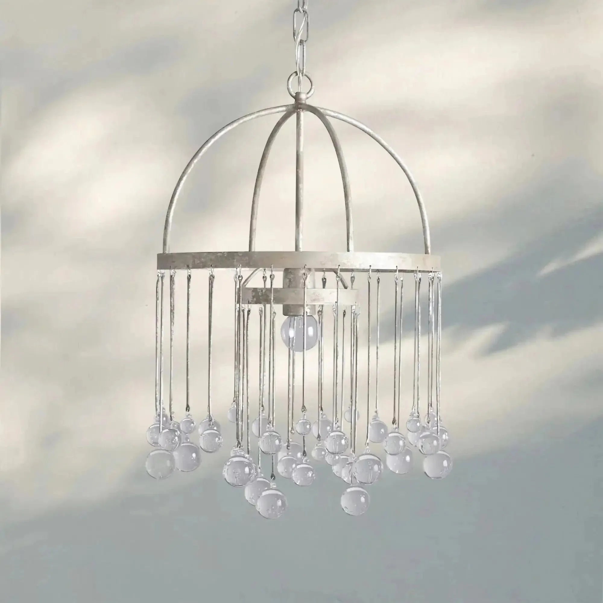 Aubrey Modern Crystal Ball Pendant Lamp - Joyfuzzy