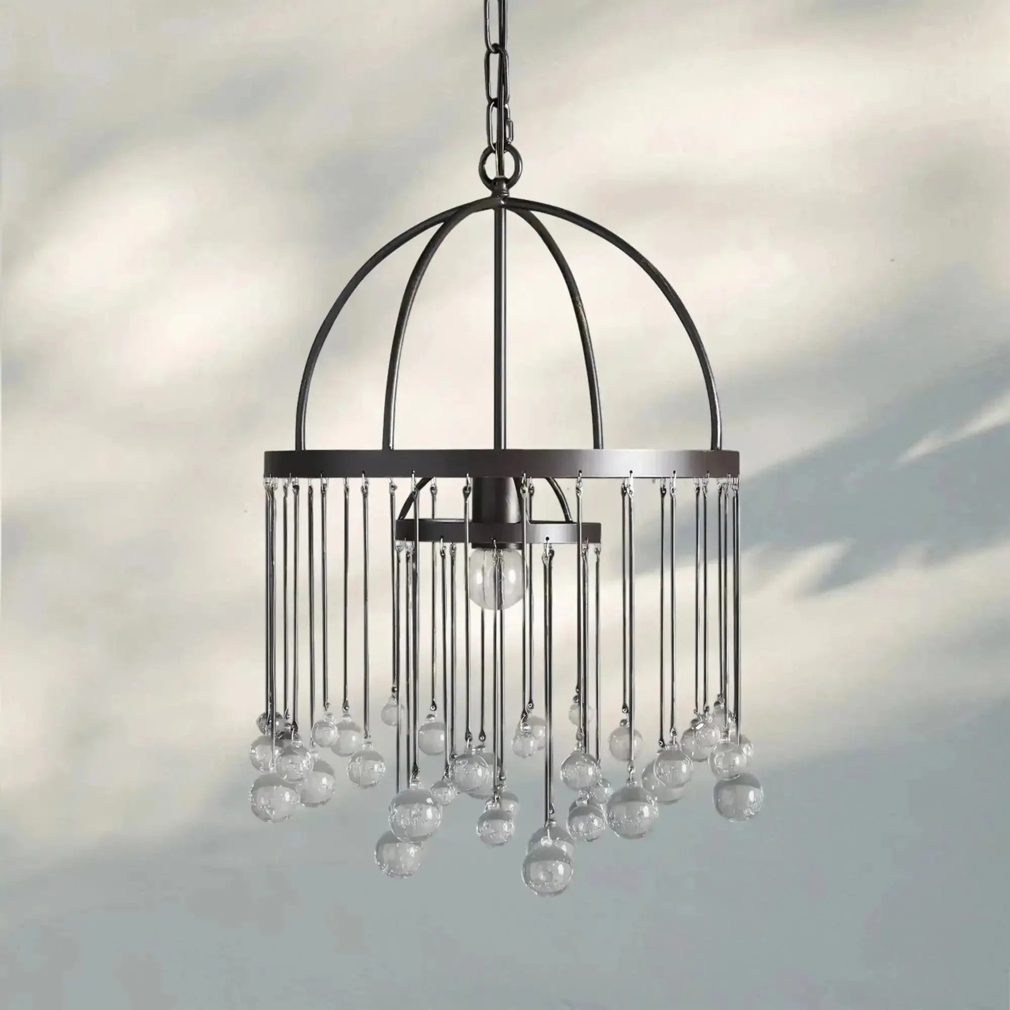 Aubrey Modern Crystal Ball Pendant Lamp - Joyfuzzy