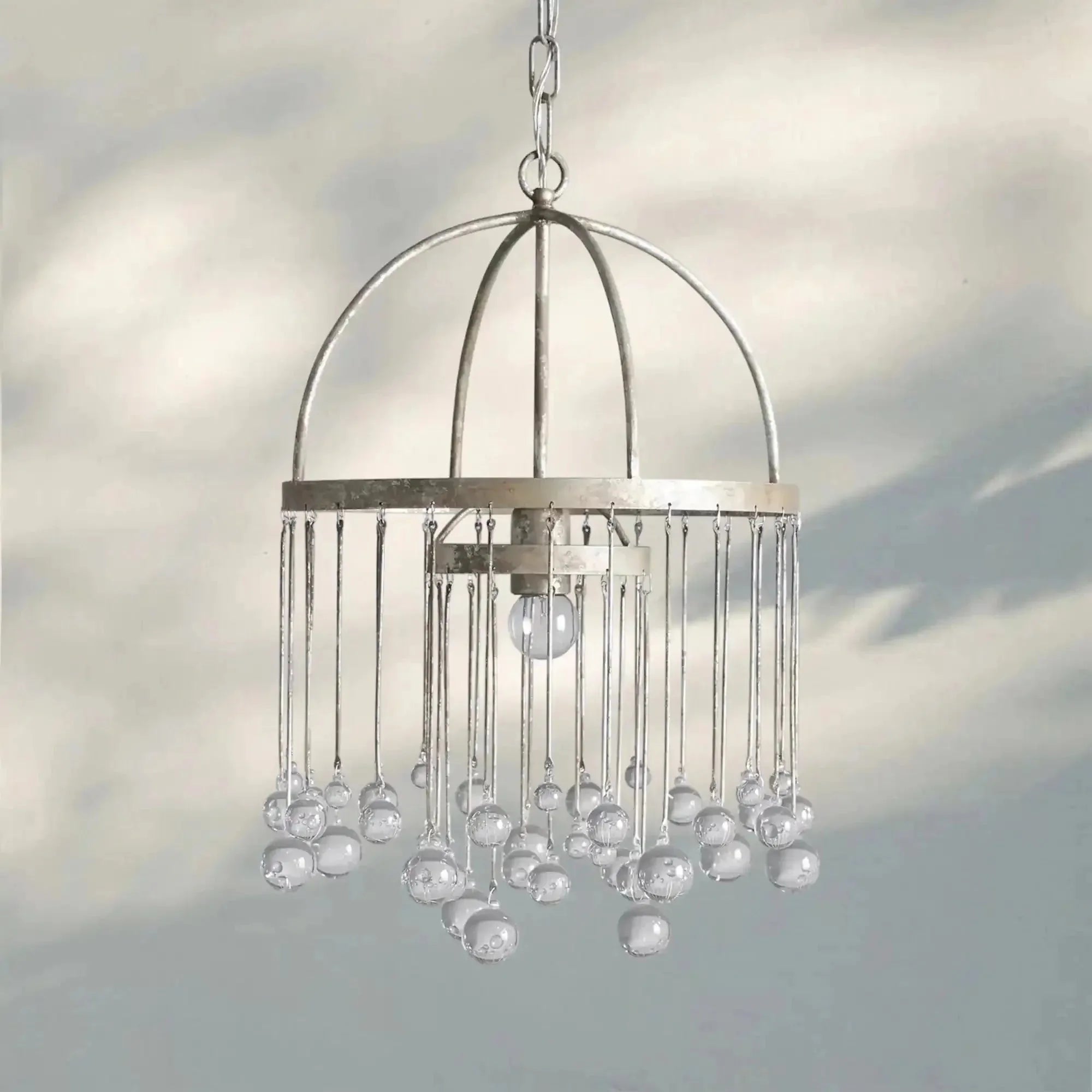 Aubrey Modern Crystal Ball Pendant Lamp - Joyfuzzy