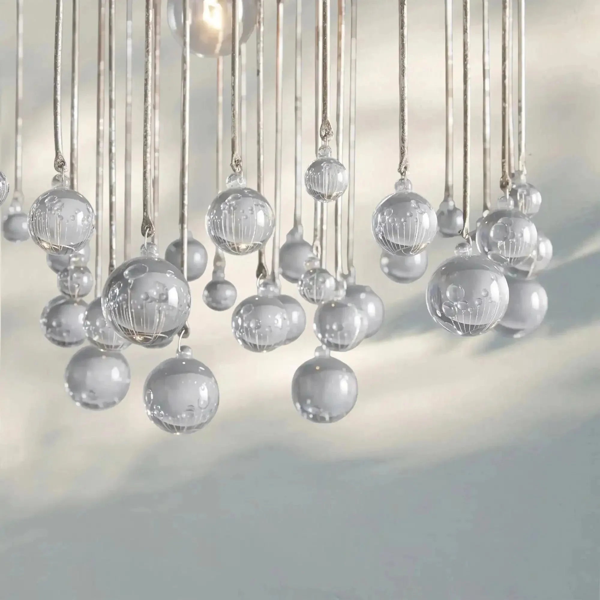 Aubrey Modern Crystal Ball Pendant Lamp - Joyfuzzy