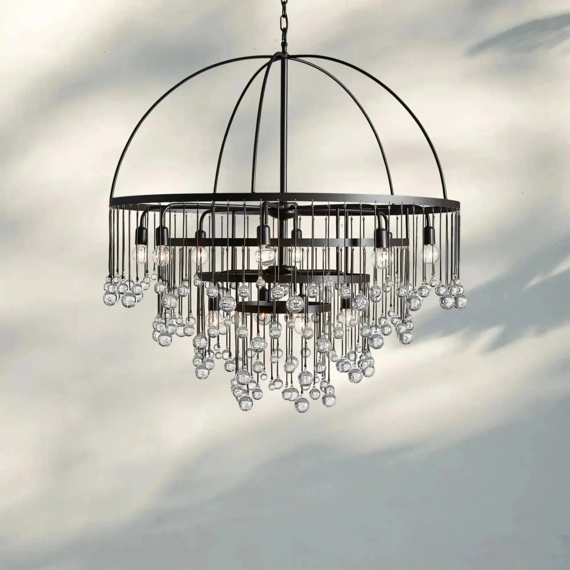 Aubrey Round Chandelier - Joyfuzzy