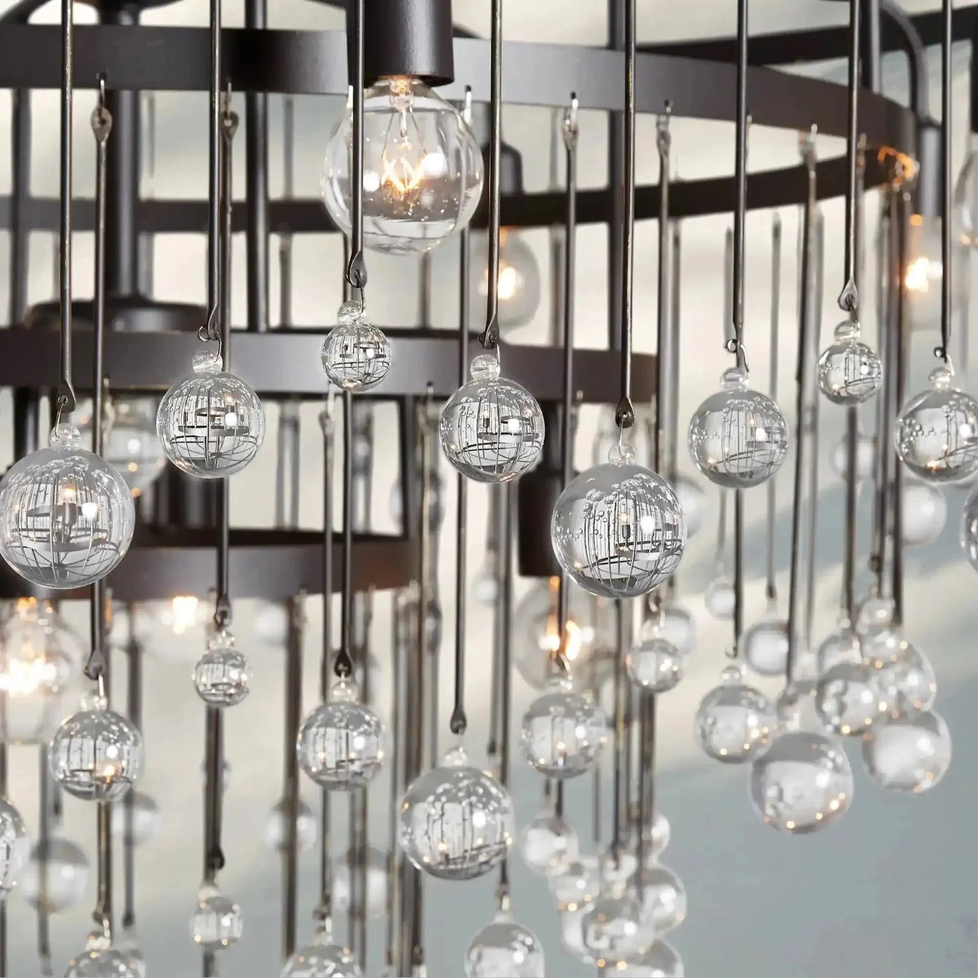Aubrey Round Chandelier - Joyfuzzy