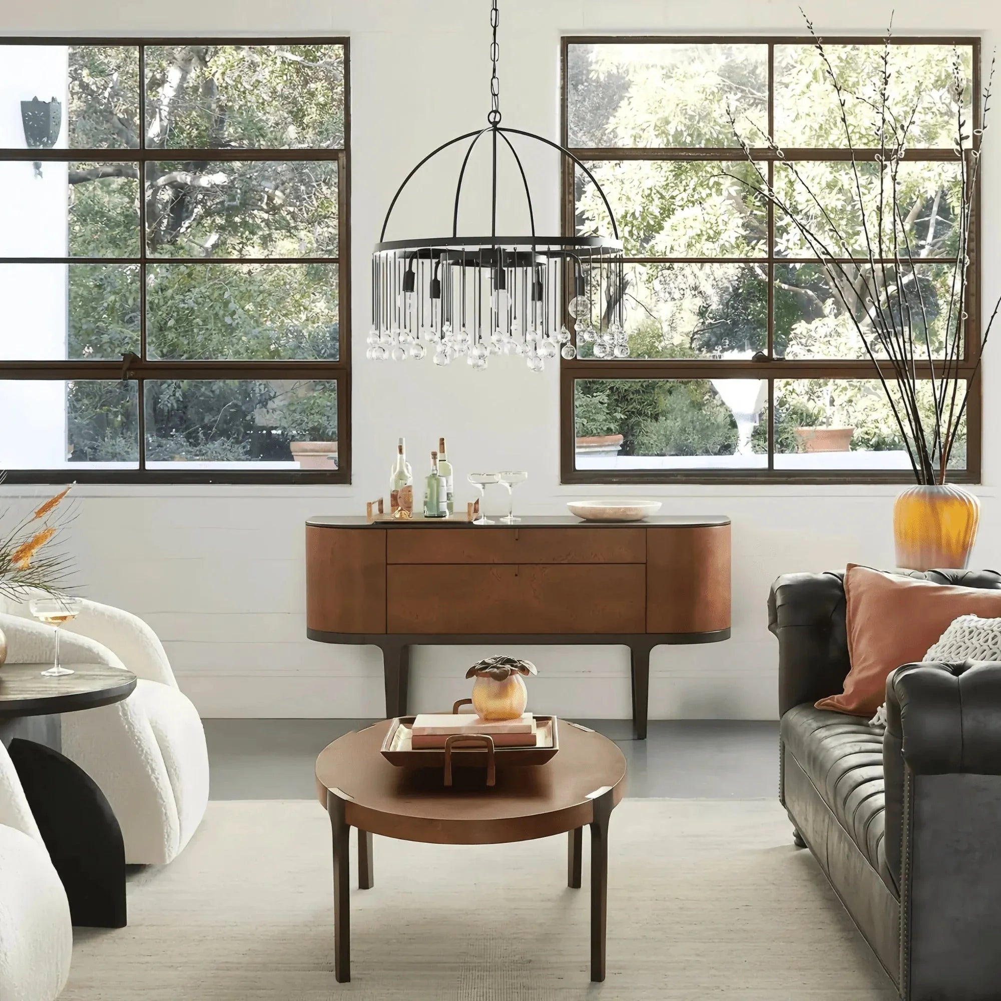Aubrey Round Chandelier - Joyfuzzy
