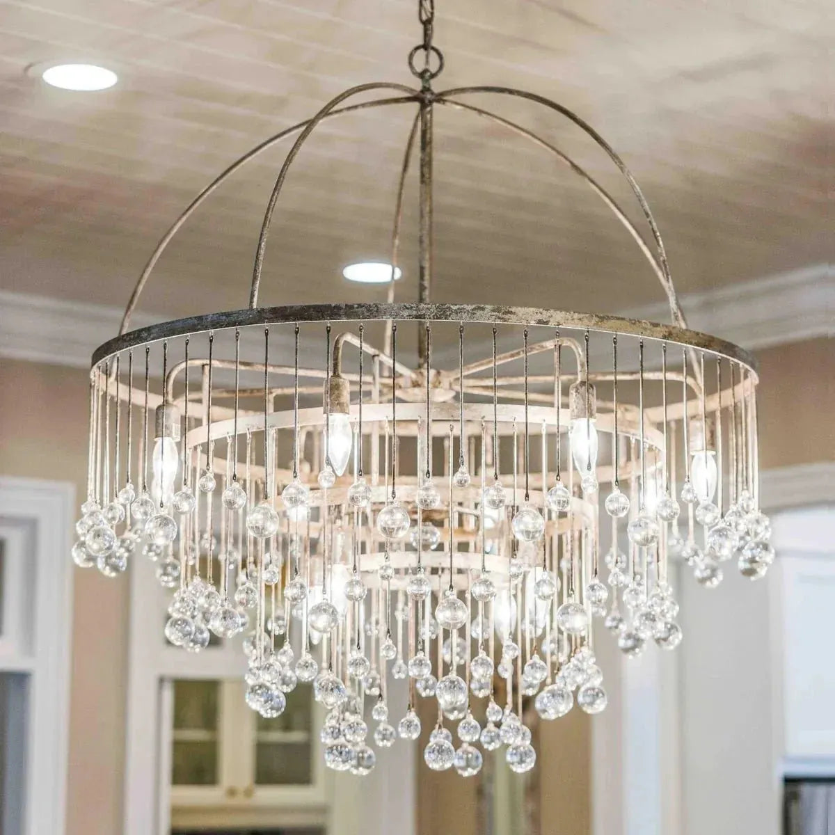 Aubrey Round Chandelier - Joyfuzzy